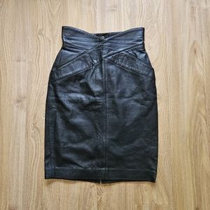 Vintage leather skirt from Japan